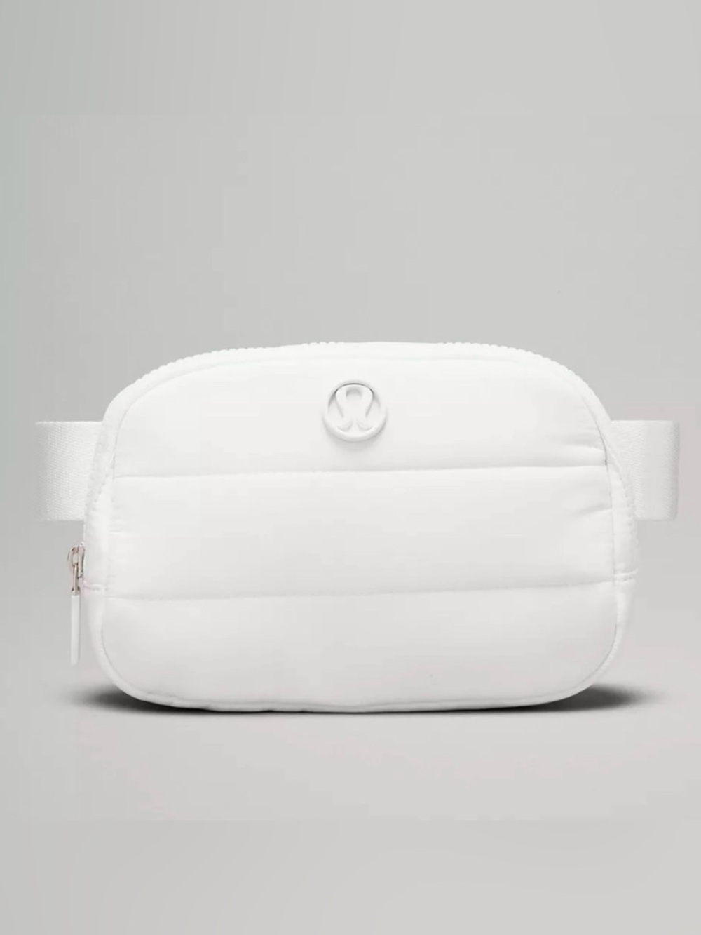 lululemon athletica White Quilted Crossbody Belt Bag